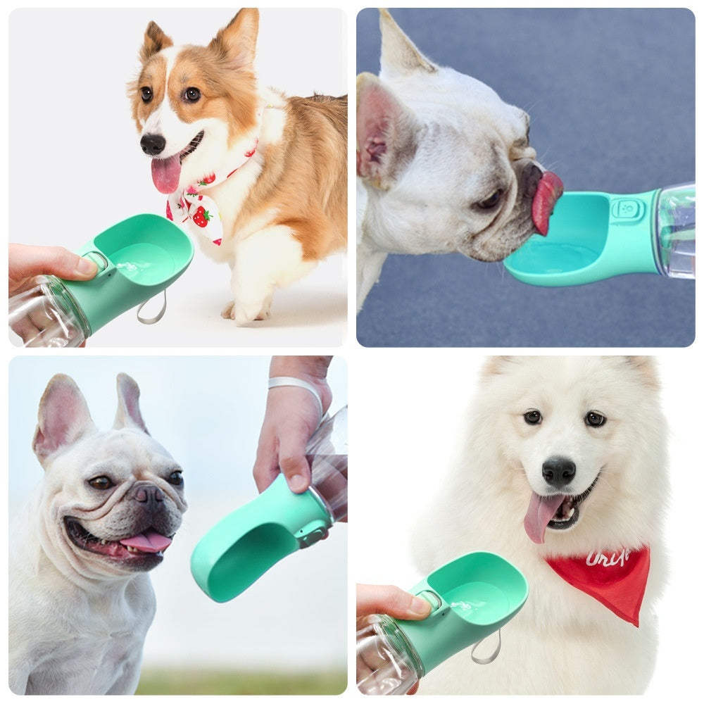 Travel Dog Water Bottle – 3-in-1 Leakproof Hydration